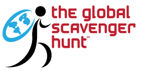 pixellent branding for the global scavenger hunt main logo design